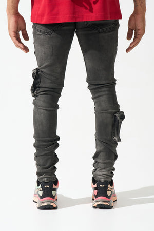 SERENEDE CURRENT-1 "Current" Cargo Jeans