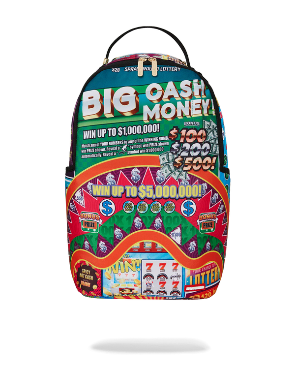 SPRAYGROUND 910B7527NSZ-1 BIG MONEY BIG MONEY BACKPACK (COMES WITH SCRATCH OFF PLAYING Card)
