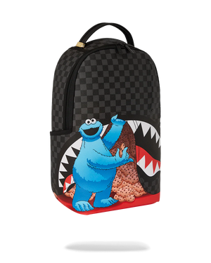 SPRAYGROUND 910B7141NSZ-1 SESAME STREET COOKIE MONSTER SNACK ATTACK DLXSV Backpack