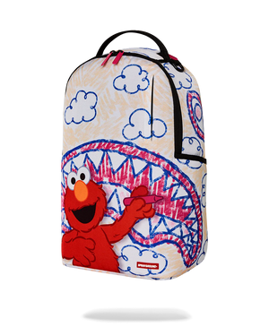SPRAYGROUND 910B7030NSZ-1 ELMO'S WORLD SHARK SKETCH Backpack
