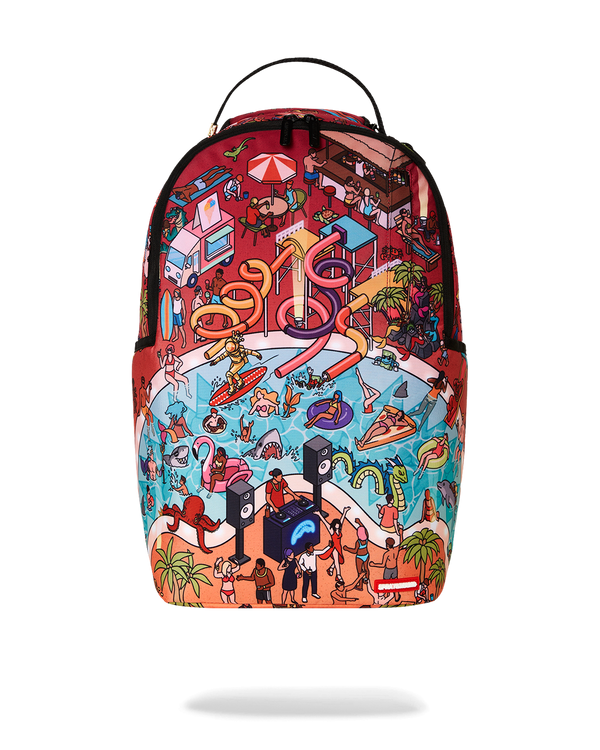 SPRAYGROUND 910B7597NSZ-1 THE PARTY DONT SHARK DLXR BACK