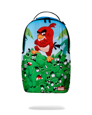 SPRAYGROUND 910B7796NSZ-1 ANGRY BIRDS PIG MOUNTAIN Backpack Designers Closet