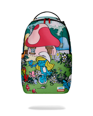 SPRAYGROUND 910B7657NSZ-1 SMURFS IN THE GARDEN Backpack