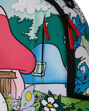 SPRAYGROUND 910B7657NSZ-1 SMURFS IN THE GARDEN Backpack