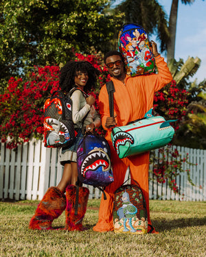 SPRAYGROUND 910B7259NSZ-1 FUTURAMA PLANET CREW PACK DLXR Backpack Designers Closet