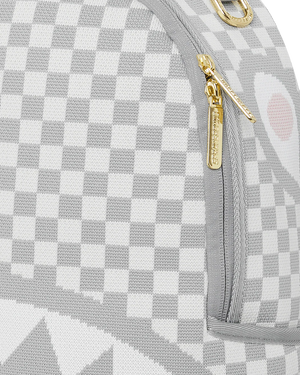 SPRAYGROUND 910B7662NSZ-1 KNIT SHARKS IN PARIS IN CREAM DLX Backpack Designers Closet