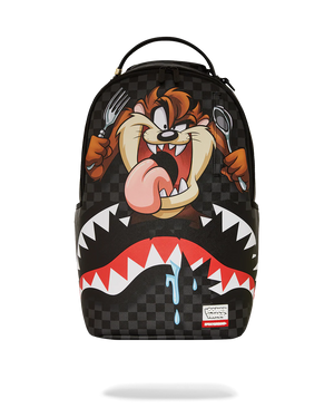 SPRAYGROUND 910B7785NSZ-1 LOONY TUNES TAZ Eat SHARK BITE BAG