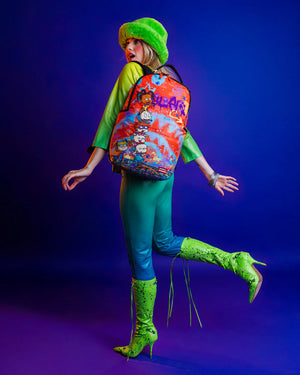 SPRAYGROUND 910B7392NSZ-1 RUGRATS PAINT SITUATION DLXR Backpack