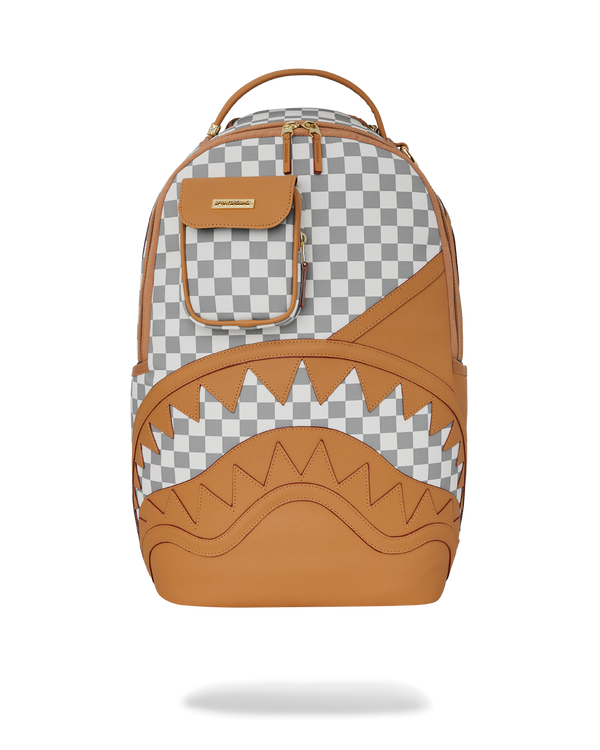 SPRAYGROUND 910B7553NSZ-1 House Of Cream Check Backpack AST / OS Designers Closet