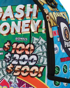 SPRAYGROUND 910B7527NSZ-1 BIG MONEY BIG MONEY BACKPACK (COMES WITH SCRATCH OFF PLAYING Card)