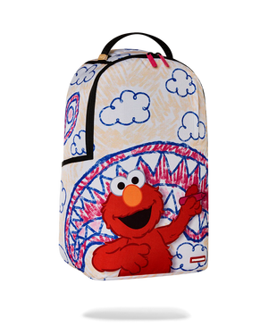 SPRAYGROUND 910B7030NSZ-1 ELMO'S WORLD SHARK SKETCH Backpack
