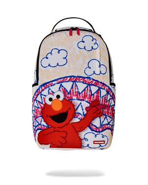 SPRAYGROUND 910B7030NSZ-1 ELMO'S WORLD SHARK SKETCH Backpack