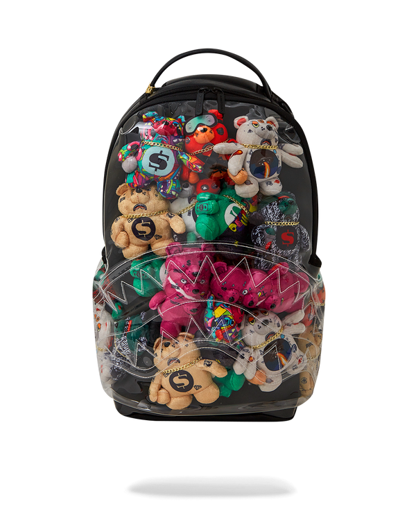 SPRAYGROUND 910B7636NSZ-1 LEGIT BEARS STUFFED IN THIS BAG BACKPACK BEARS Crammed DLXSV