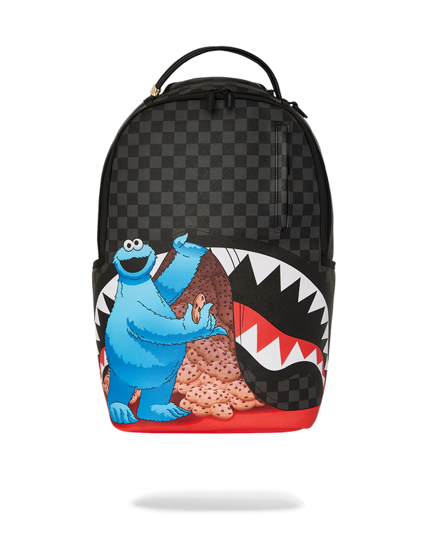SPRAYGROUND 910B7141NSZ-1 SESAME STREET COOKIE MONSTER SNACK ATTACK DLXSV Backpack