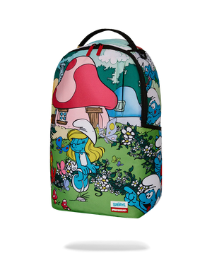 SPRAYGROUND 910B7657NSZ-1 SMURFS IN THE GARDEN Backpack
