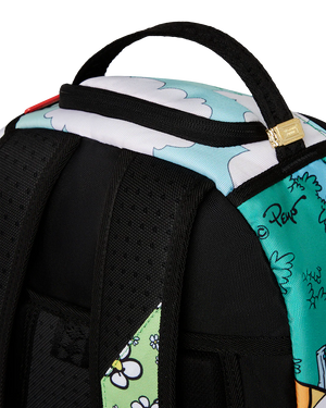 SPRAYGROUND 910B7657NSZ-1 SMURFS IN THE GARDEN Backpack