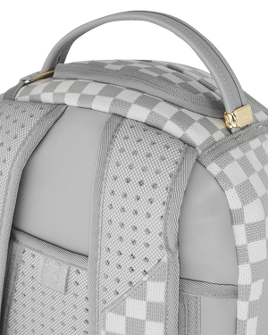 SPRAYGROUND 910B7662NSZ-1 KNIT SHARKS IN PARIS IN CREAM DLX Backpack Designers Closet