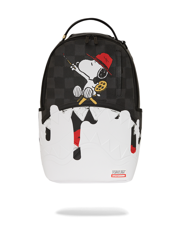 SPRAYGROUND 910B7686NSZ-1 PEANUTS SNOOPY PAINTING SHARK