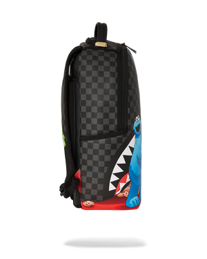 SPRAYGROUND 910B7141NSZ-1 SESAME STREET COOKIE MONSTER SNACK ATTACK DLXSV Backpack
