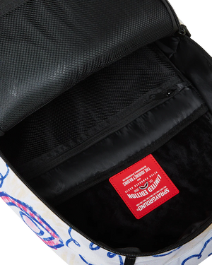 SPRAYGROUND 910B7030NSZ-1 ELMO'S WORLD SHARK SKETCH Backpack