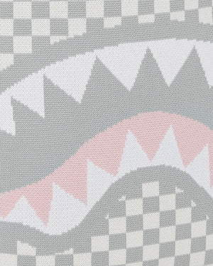 SPRAYGROUND 910B7662NSZ-1 KNIT SHARKS IN PARIS IN CREAM DLX Backpack Designers Closet