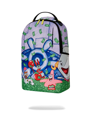 SPRAYGROUND 910B7298NSZ-1 SPONGEBOB CREW MONEY BATH DLXR Backpack