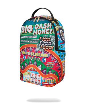 SPRAYGROUND 910B7527NSZ-1 BIG MONEY BIG MONEY BACKPACK (COMES WITH SCRATCH OFF PLAYING Card)