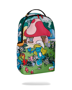 SPRAYGROUND 910B7657NSZ-1 SMURFS IN THE GARDEN Backpack