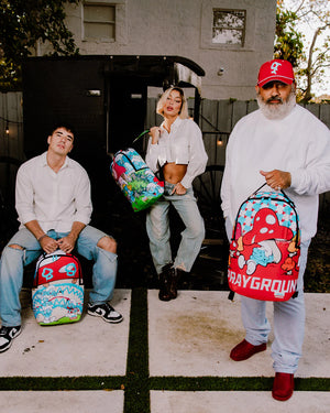 SPRAYGROUND 910B7657NSZ-1 SMURFS IN THE GARDEN Backpack