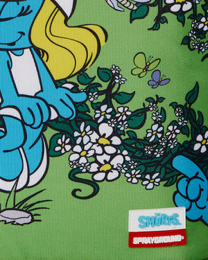 SPRAYGROUND 910B7657NSZ-1 SMURFS IN THE GARDEN Backpack