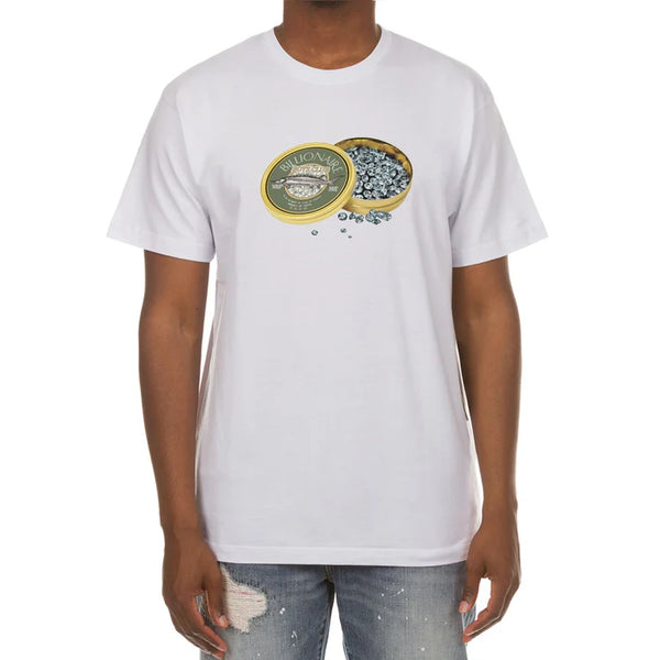 Billionaire Boys Club 851-1204 BB FINE CUT SS TEE WHT / S Designers Closet