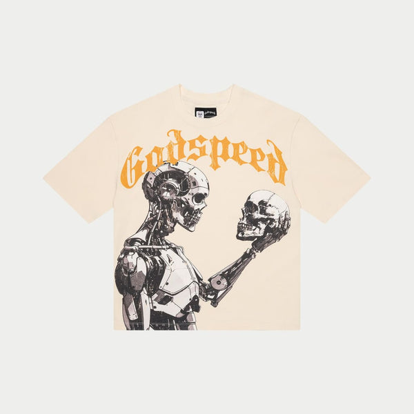 GODSPEED MANKIND-VS-AIL-LII Mankind VS Ai III S/S Bone / Yellow
