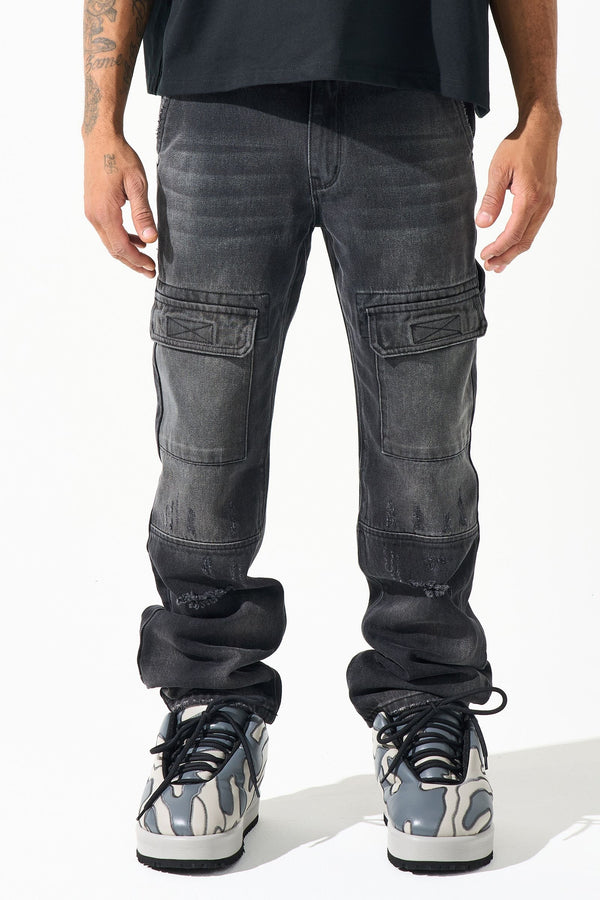 SERENEDE MISTBAGJ-1 Mist Baggy Jeans