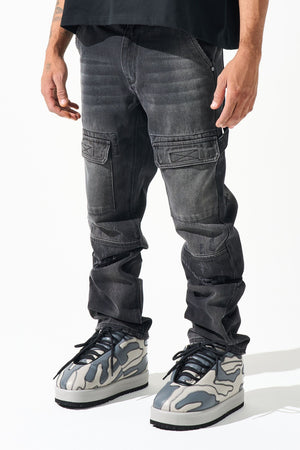 SERENEDE MISTBAGJ-1 Mist Baggy Jeans