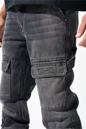 SERENEDE MISTBAGJ-1 Mist Baggy Jeans