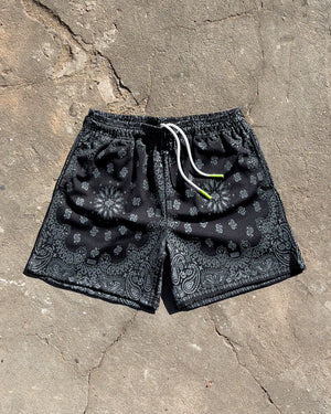 BRAVEST 23SSSPPASHCA CARBON PAISLEY SHORTS  Designers Closet