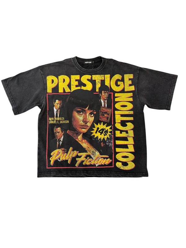 PRESTIGE PFIC PULP FICTION TEE BLK BLK / 2XL Designers Closet