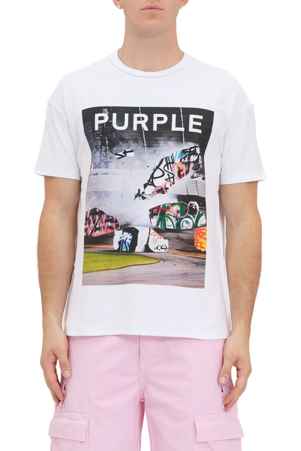 PURPLE BRAND P101-TWPU325 TEXTURED INSIDE OUT Tee Designers Closet