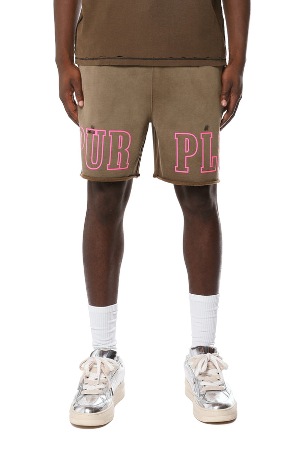 Purple Brand Midweight Fleece PO Short Designers Closet