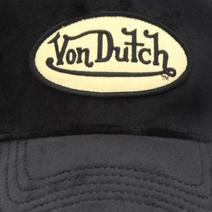 VON DUTCH VDHT1001 Velvet Black Trucker Hat  Designers Closet