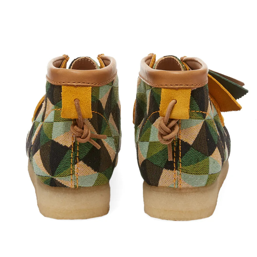 CLARKS 26165732 Wallabee Boot Jacquard Multicolour Men s Sizes