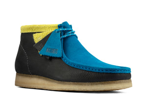CLARKS 26163073 Wallabee Boot Ink Combi Men's Shoes  Designers Closet
