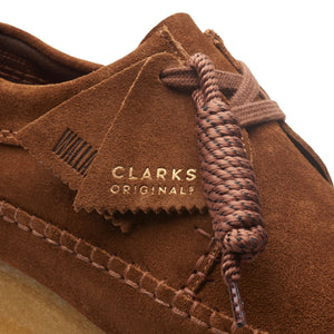 CLARKS 26165082 Weaver Cola Suede Men's Shoes  Designers Closet