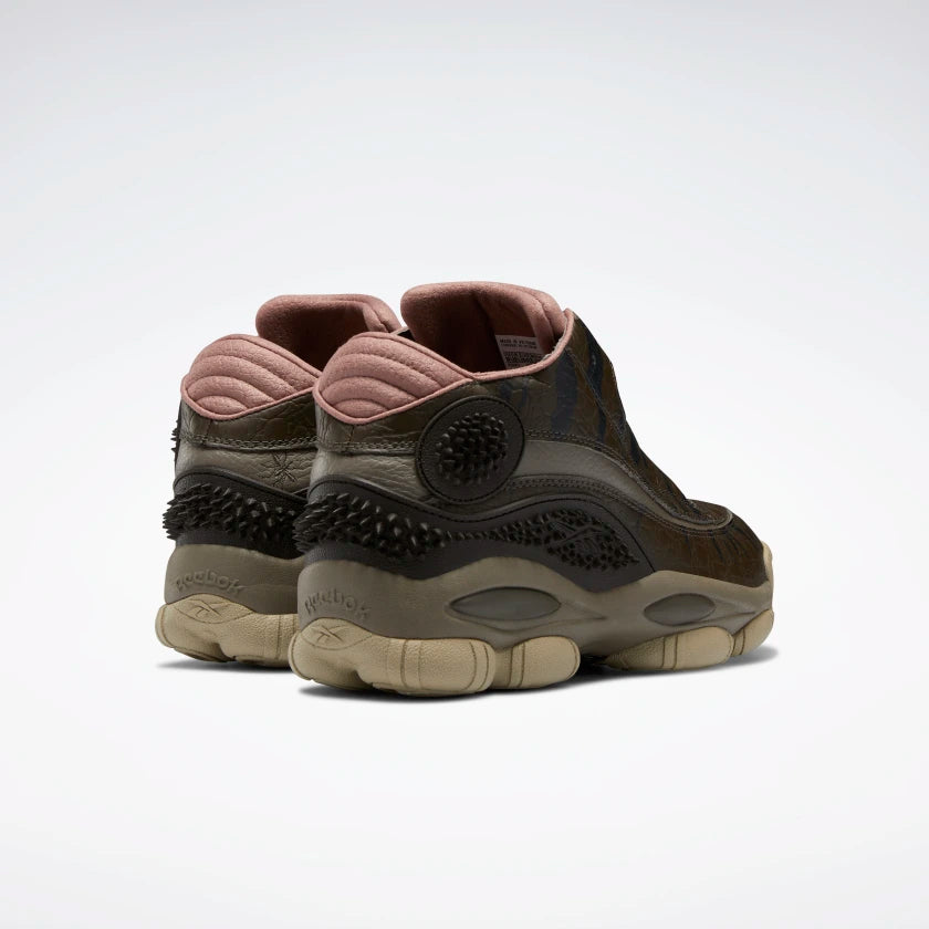 Reebok The Answer DMX Jurassic World Mens Brown Athletic Basketball Shoes 9.5