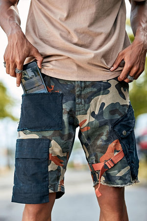 JORDAN CRAIG 4399 Mash-Up 5-Pocket Travis Cargo Shorts  Designers Closet