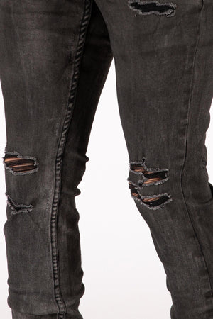 SERENEDE CHAR-1 Charcoal Jeans  Designers Closet