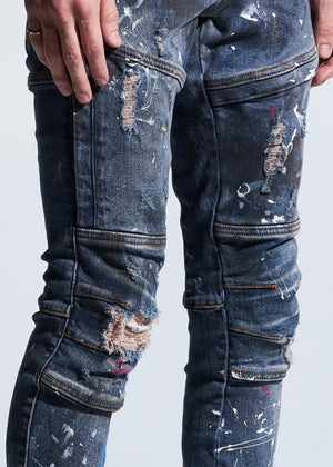 CRYSP DENIM CRYSPHOLO20-124 KURT - Indigo Paint  Designers Closet