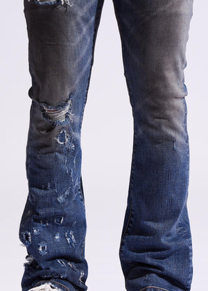 EMBELLISH EMBF122-016 Ric-Indigo Jeans  Designers Closet
