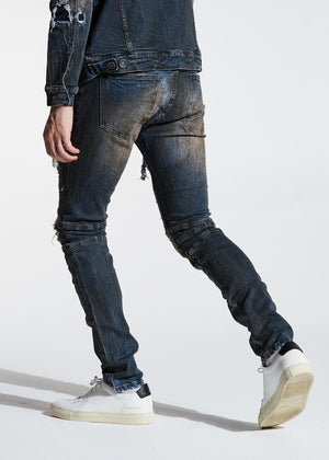 EMBELLISH EMBSP120-113 Rivers Biker Denim  Designers Closet