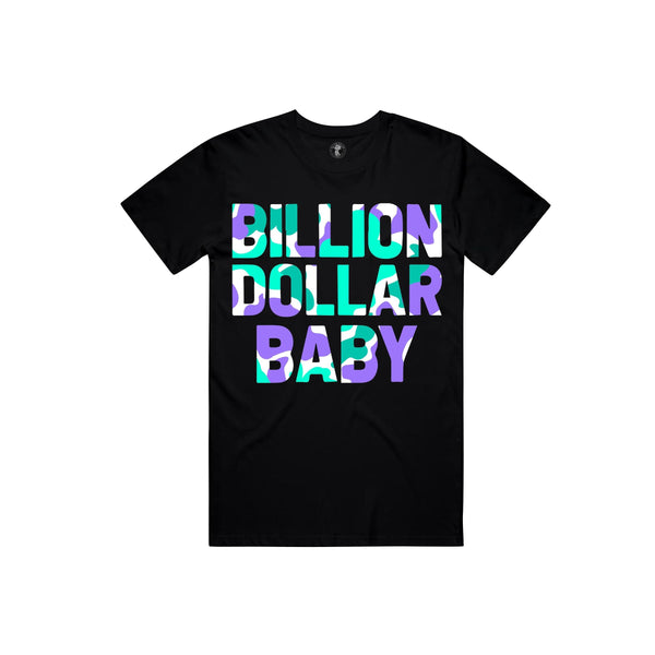 BILLION $ BABY GRAPECAMO Grape Camo Tee BLK / S Designers Closet